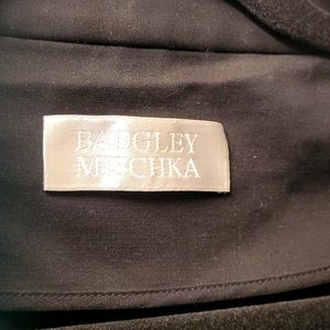 Badgley Mischka black short sleeve top / blazer